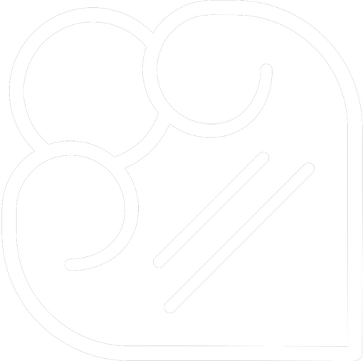 sitelen sitelen glyph awen - a shape which has rounded bumps on the top left and a point in the lower right, with two parallel marks