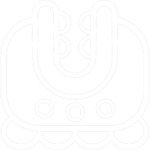 sitelen sitelen glyph ike - an upturned mouth like a piranha plant