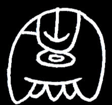 sitelen sitelen glyph mama - a figure with breasts and a belly