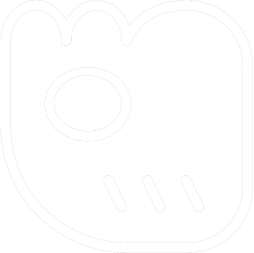 sitelen sitelen glyph wile - a rounded asymmetrical shape with bumps along the top and a circle and hatching like blush marks inside