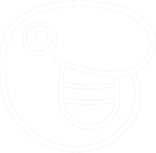 sitelen sitelen glyph toki - a friendly talking muppet face